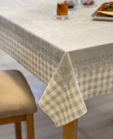 تصویر رومیزی ضد لک مخمل - مربع ( میز عسلی ) tablecloth