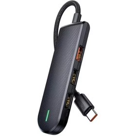 تصویر هاب تایپ سی 5 پورت مک دودو Mcdodo HU-143 5in1 USB-C Hub 