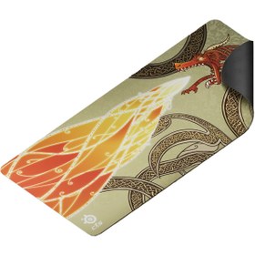 تصویر موس پد استیل سریز مدل QcK XXL CS2 Dragon Lore Edition 