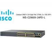 تصویر سوییچ سیسکو WS-C2960X-24PD-L ا Cisco Catalyst 2960-X 24 GigE PoE 370W, 2 x 10G SFP+,LAN Base Cisco Catalyst 2960-X 24 GigE PoE 370W, 2 x 10G SFP+,LAN Base