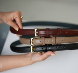 تصویر کمربند - سایز ۴۴-۴۶ (۱۱۵cm) / قهوه ای تیره Belt