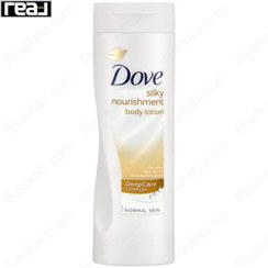 تصویر لوسیون مغذی و ابریشمی کننده بدن داو Dove Silky Nourishment Body Lotion 250ml 