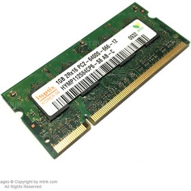 تصویر رم لپ تاپ هاینیکس مدل 1GB 2Rx16 PC2-6400S-666-12 Hynix 1GB 2Rx16 PC2-6400S-666-12 laptop ramp