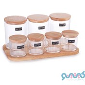 تصویر سرویس پاسماوری اکرلیک گرد ۷ پارچه سنس 