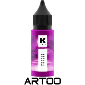 تصویر رنگ تتو PURPLE SUNSET 