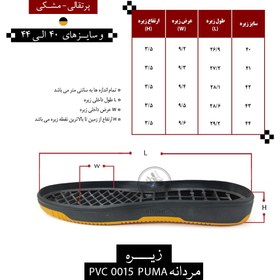 تصویر زیره مردانه 0015 PVC پوما 