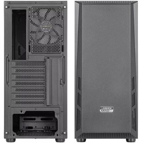 تصویر کیس کامپیوتر گرین Arad Eco Mid Tower خاکستری Green Arad Eco Mid Tower Gray Computer Case