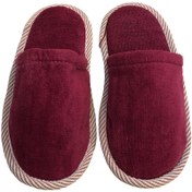 تصویر دمپایی حوله ای مدل تتیس 02 