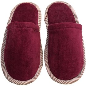 تصویر دمپایی حوله ای مدل تتیس 02 