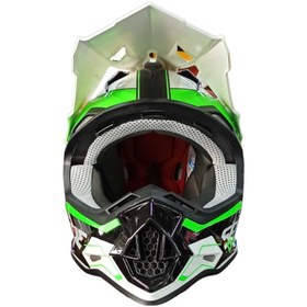 تصویر کلاه کاسکت کراسی راپیدو | GWB 632 Motocross helmet RAPIDO GWB 632