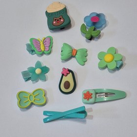 تصویر گلسر ترکیبی سبز بچگانه - کد 