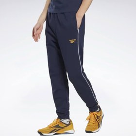 تصویر شلوار مردانه ریباک مدل Reebok Workout Ready Piping Men Training Pant Navy Hi0692 