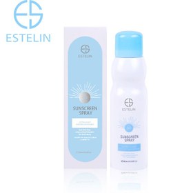 تصویر اسپری ضدآفتاب استلین فوق سبک آبرسان و ضدلک بیرنگ Estelin Ultra-Light Hydrating Invisible Sunscreen Spray spf50+++PA