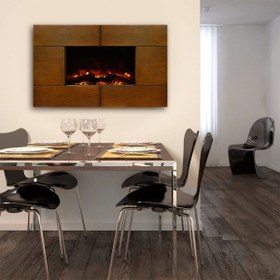 تصویر شومینه برقی چوبی E90 