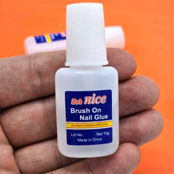 تصویر چسپ ناخن لاکی ۱۰ گرمی نایس - تکی 10 grams of nice lacquer nail glue