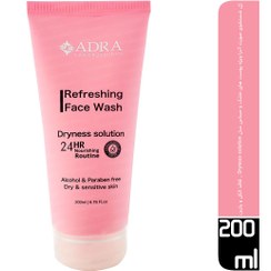 تصویر ژل شستشوی صورت آدرا مناسب پوست های خشک و حساس 200 میلی لیتر Adra Face Wash For Dry Skin 200ml