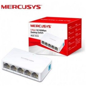 تصویر سوئیچ 5 پورت مرکوسیس مدل MS105 ا Mercusys MS105 5-Ports switch Mercusys MS105 5-Ports switch