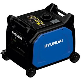 تصویر موتور برق اینورتر بنزینی استارتی 6/6 کیلو وات هیوندای مدل HG1265 HYUNDAI HG1265 6600 Wat Inverter Generator