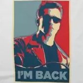 تصویر تیشرت terminator طرح "I'M BACK" Poster کد 