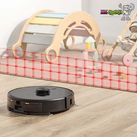 تصویر جارو برقی رباتیک سنکور مدل srv 9120 Robotic vacuum cleaner SRV 9120BK