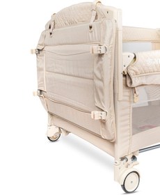 تصویر تخت و پارک آنیمو مدل NOLA رنگ طوسی 