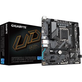 تصویر مادربرد گیگابایت Motherboard Gigabyte B760M Power DDR5 GigaByte B760M Power DDR5 LGA1700 MicroATX Motherboard