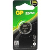 تصویر باطری لیتیوم سکه ای جی پیGP CR2025 3V LITHIUM 