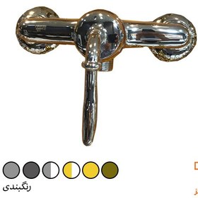 تصویر شیر توالت طوفان فلز مدل صدف - طلایی Tofan Felez Toilet Faucet Sadaf Model