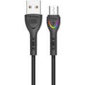 تصویر کابل شارژ یو اس بی به میکرو یو اس بی 2.4 آمپر یک متری ارلدام Earldom MICRO 1M Charging Cable EC–117 