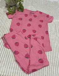 تصویر ست تیشرت شلوار نخی خارجی - مدل 