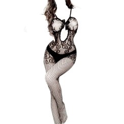 تصویر بادی استاکینگ فاق باز Queen کد 7328 