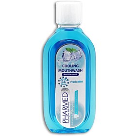 تصویر دهانشویه خنک کننده فارمد حجم 400 میلی لیتر Pharmed Anti Bacterial Cooling Mouthwash 400ml