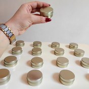 تصویر قوطی فلزی قطر ۴ سانتیمتر 