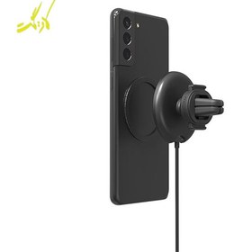 تصویر شارژر بی سیم موفی مدل Snap Plus توان 15 وات Mophie Universal Snap+ 15W Wireless Magnetic Charging Pad