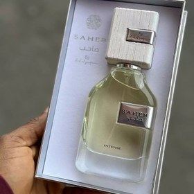 تصویر عطر ادکلن صاحب اینتنس سفید ارض الزعفران ۷۰ میل اصل Saheb Intense