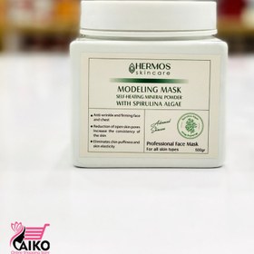 تصویر مادلینگ ماسک قالبی جلبک هرموس ۵۰۰ گرمی Hermos modeling mask with spirulina algan 500 gr