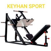 تصویر دستگاه بدنسازی پرس پا ریلی مدل K1 طرحKEYHAN SPORT - توسی 