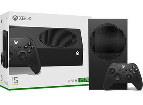 تصویر کنسول بازی مایکروسافت مدل Xbox Series S - Black ظرفیت 1 ترابایت دو دسته 