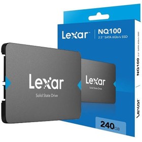 تصویر حافظه SSD اینترنال لکسار دیجیتال Lexar Digital مدل NQ100 ظرفیت 240 گیگابایت ا Lexar Digital - NQ100 - 240GB Lexar Digital - NQ100 - 240GB
