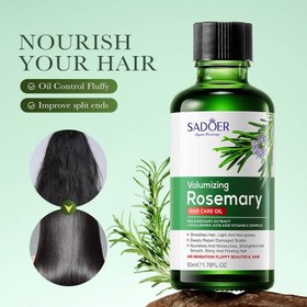 تصویر روغن رشد مجدد و تقویت کننده مو رزماری سادور حجم 50 میل SADOR SADOR Volumizing Rosemary Hair Care Oil