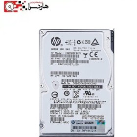 تصویر هارد اینترنال سروری HP مدل 10K SAS ظرفیت 300 گیگابایت 