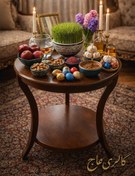 تصویر میز خاطره دوطبقه صفحه ساده AAJ-TAG : KAR