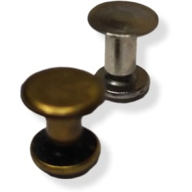 تصویر پیچ کمربند ساده کلاسیک 2 عددی رنگ نیکل 