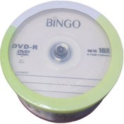 تصویر دی وی دی خام بینگو بسته 50 عددی Bingo DVD-R Pack of 50