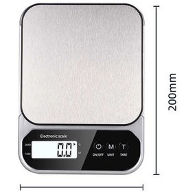 تصویر ترازو دیجیتال ( newQR330) 10 کیلوگرمی دقت یک گرم Electronic kitchen scale