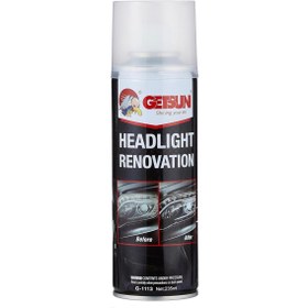 تصویر اسپری بازسازی و رفع ماتی چراغ خودرو گت سان مدل Getsun Headlight Renovation Cleaner 