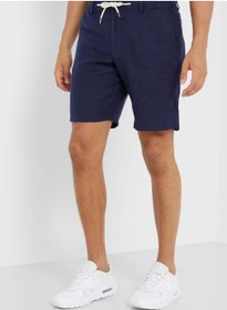 تصویر شلوارک برمودا با بند کشی برند mango man Drawstring Bermuda Shorts