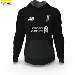 تصویر هودی ورزشی آرسنال مشکی 