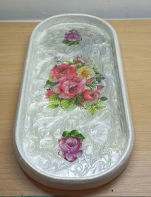 تصویر سینی سنگ مصنوعی و رزین 38334 