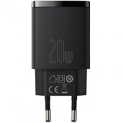 تصویر | شارژر دیواری فست شارژ بیسوس 20 واتی CCXJ-B01 Baseus Compact Quick Charger CCXJ-B EU